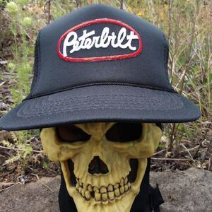 Deadstock Vintage Peterbilt Trucking Patch Snap Back Trucker Hat